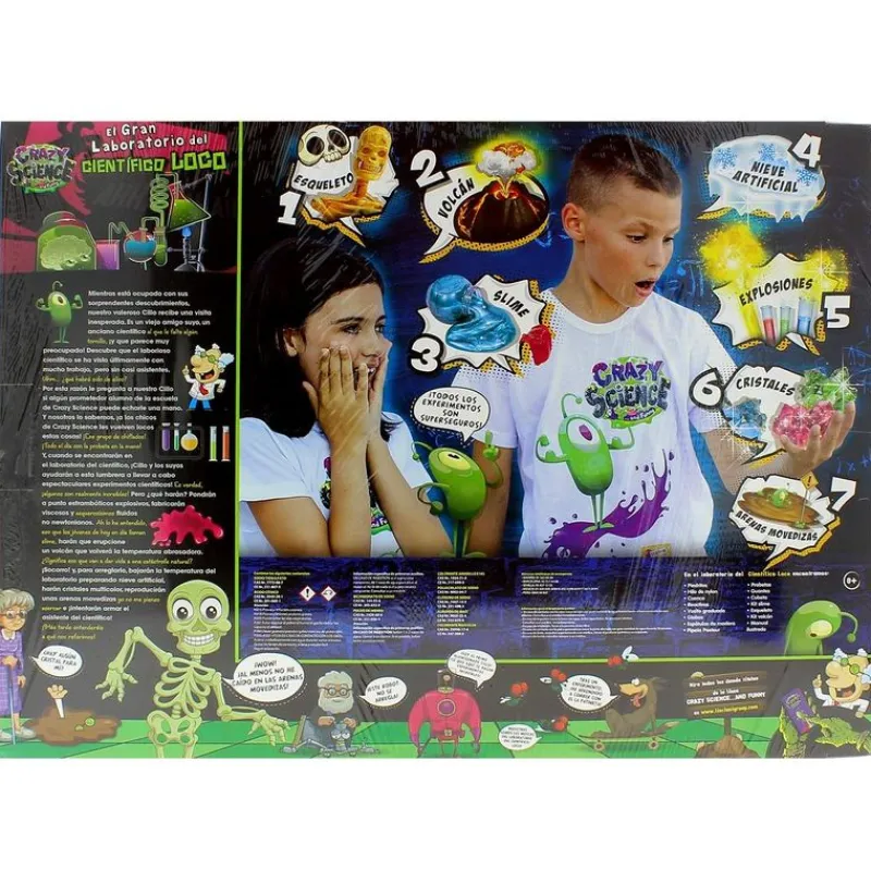 SELECCION DRIM Juegos Y Juguetes Educativos|Crazy Science Gran Laboratorio Científico Loco