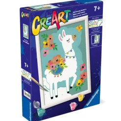 RAVENSBURGER Manualidades|CreArt Pintar x Números Alpaca