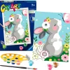 RAVENSBURGER CreArt Pintar x Números Saludos de Primavera- Manualidades