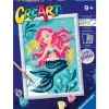 RAVENSBURGER CreArt Pintar x Números Sirena- Manualidades