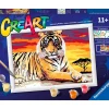 RAVENSBURGER Manualidades|CreArt Pintar x Números Tigre