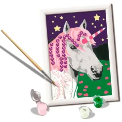 RAVENSBURGER CreArt Pintar x Números Unicornio- Manualidades