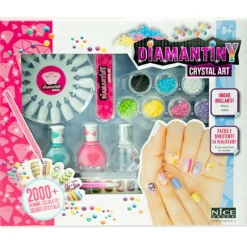 SELECCION DRIM Crystal Art Decora tus Uñas- Juegos Y Juguetes De Imitación
