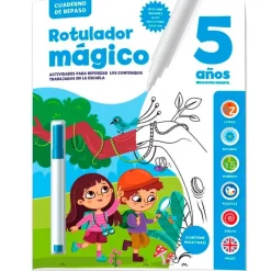 SELECCION DRIM Cuaderno de Repaso Rotulador Mágico +5- Juegos Y Juguetes Educativos