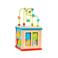 MOLTO Cubo actividades Madera- Juegos De Madera|Primera Infancia Y Preescolar