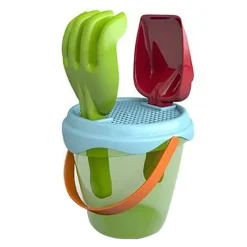 COLOR BABY Aire Libre|Cubo de Playa Traslúcido con Accesorios Surtido