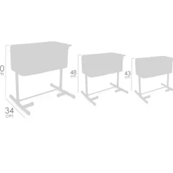 DECUEVAS Juegos Y Juguetes De Imitación|Cuna de Muñecas Duerme Conmigo Sophie Ajustable