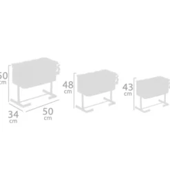 DECUEVAS Cuna Duerme Conmigo para Muñecas Koala Regulable- Juegos Y Juguetes De Imitación
