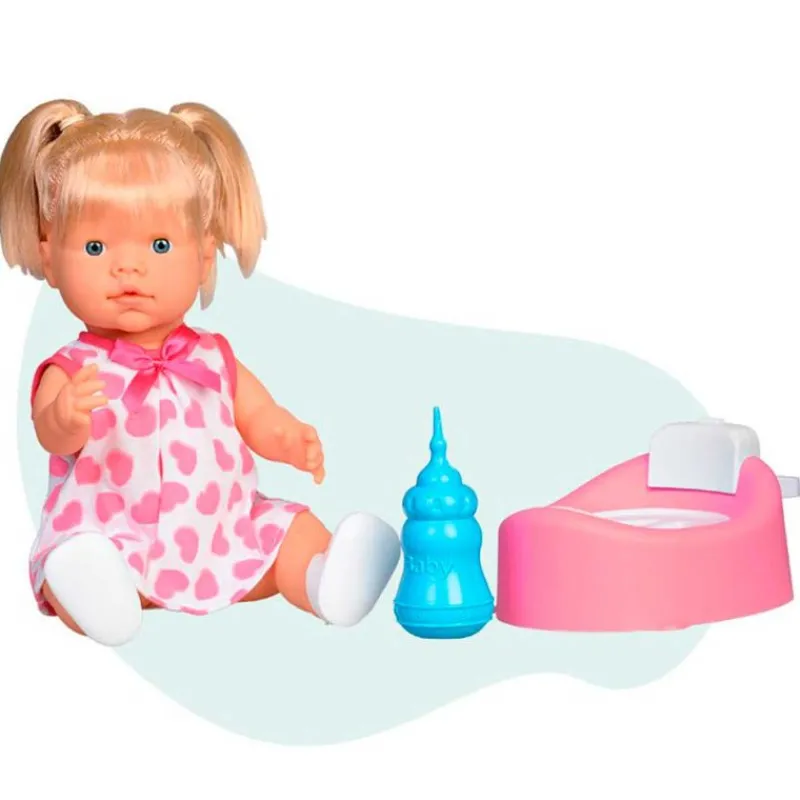 JESMAR Curiosete con Orinal Muñeca Bebé- Muñecas