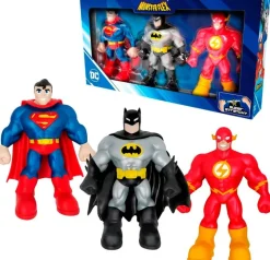 BIZAK Figuras Y Figuras De Acción|DC Monster Flex Pack 3 Superhéroes