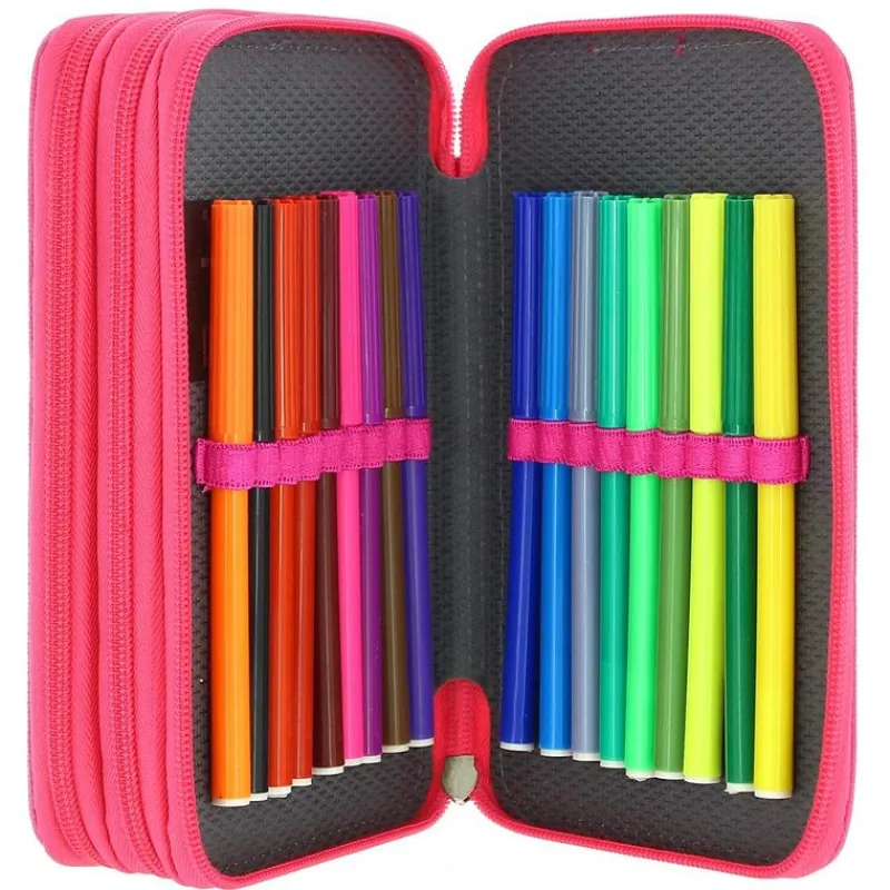 SELECCION DRIM Escolar|Decks Unicornio Estuche Triple