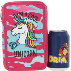 SELECCION DRIM Escolar|Decks Unicornio Estuche Triple