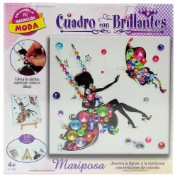 DRIM DISCOUNT Manualidades|Decora Cuadro Mariposa Brillo