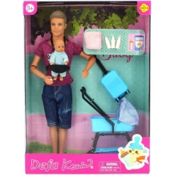 DRIM DISCOUNT Muñecas|Defa Kevin Muñeco con Bebé y Carrito Surtido