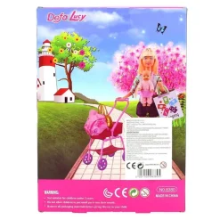 DRIM DISCOUNT Defa Lucy Muñeca con Bebé y Carrito Surtido- Muñecas