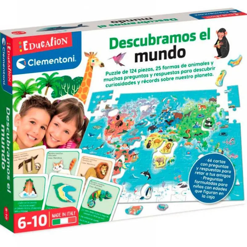 CLEMENTONI Juegos Y Juguetes Educativos|Descubramos el Mundo