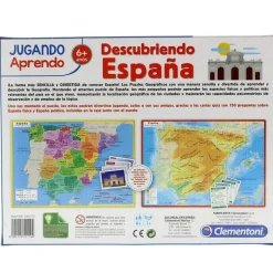 CLEMENTONI Descubriendo España Puzzle/Mapa Geográfico- Juegos De Mesa