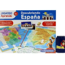 CLEMENTONI Descubriendo España Puzzle/Mapa Geográfico- Juegos De Mesa