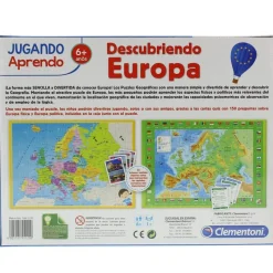 CLEMENTONI Descubriendo Europa Puzzle/Mapa Geográfico- Juegos De Mesa