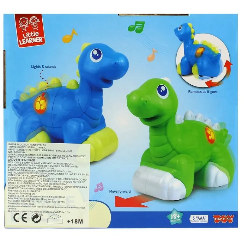 DRIM DISCOUNT Dinosaurio Infantil Azul- Figuras Y Figuras De Acción