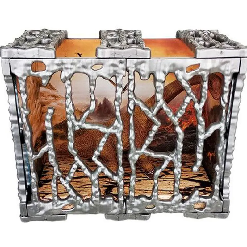 DRIM DISCOUNT Dinosaurio Jaula con Branquiosaurio- Figuras Y Figuras De Acción