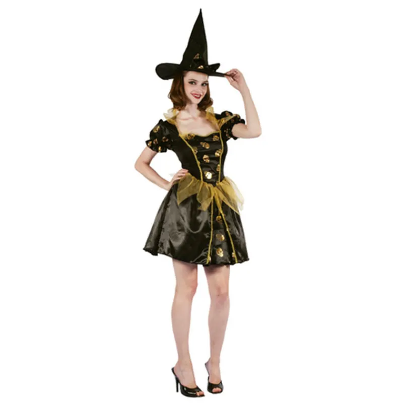 DRIM DISCOUNT Disfraces Y Complementos|Disfraces Y Complementos|Disfraz de Bruja con Calaveras Adulto