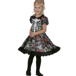 DRIM DISCOUNT Disfraz Esqueleto Niña Infantil- Disfraces Y Complementos|Disfraces Y Complementos