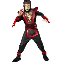 RUBIE'S Disfraces Y Complementos|Disfraces Y Complementos|Disfraz Guerrero Ninja Rojo