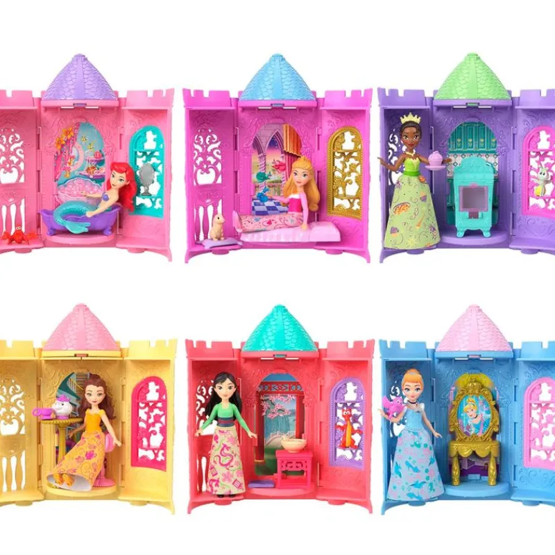 MATTEL Muñecas|Disney Princesas Tower Surprise Mini Muñeca Surtido