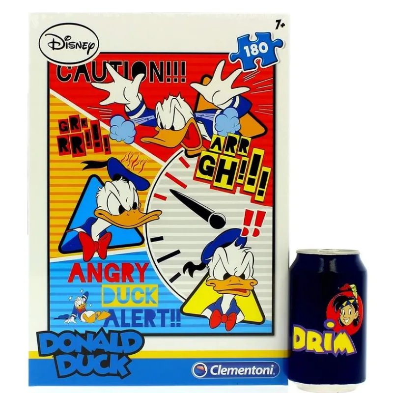 CLEMENTONI Puzzles Y Construcciones|Disney Puzzle Pato Donald de 180 Piezas