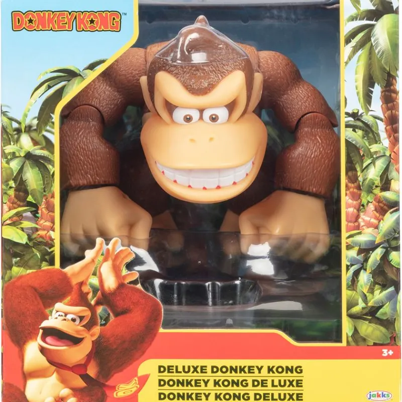 JAKKS PACIFIC Donkey Kong Figura Deluxe- Figuras Y Figuras De Acción