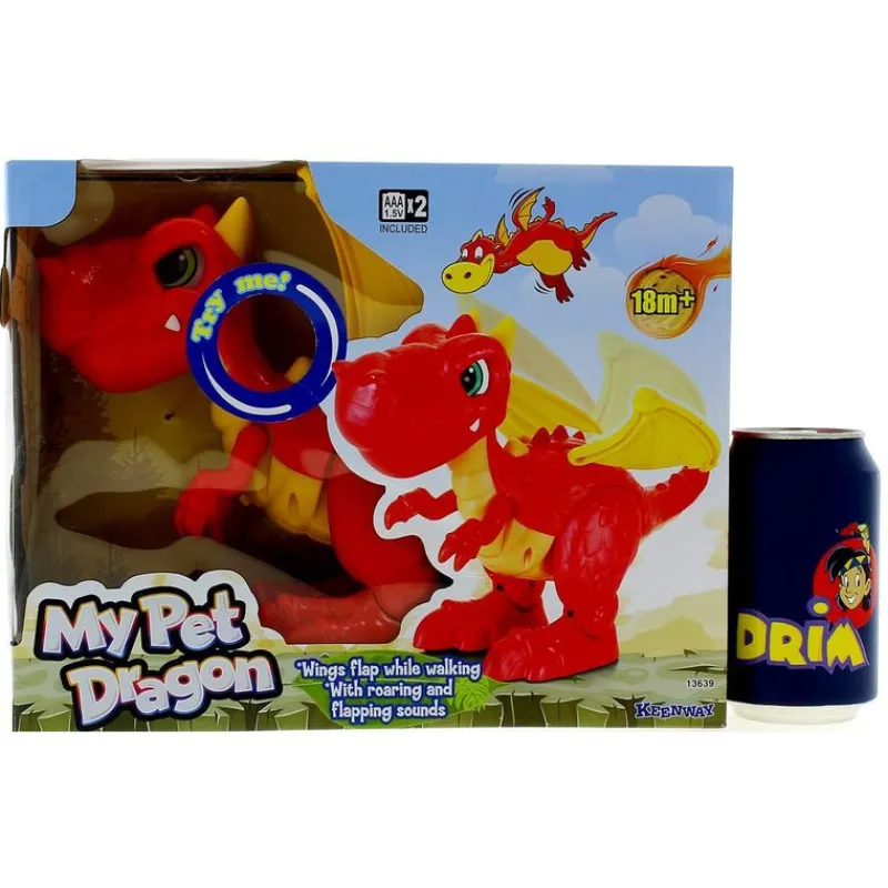 DRIM DISCOUNT Electrónicos|Dragón Infantil con Sonido y Movimiento