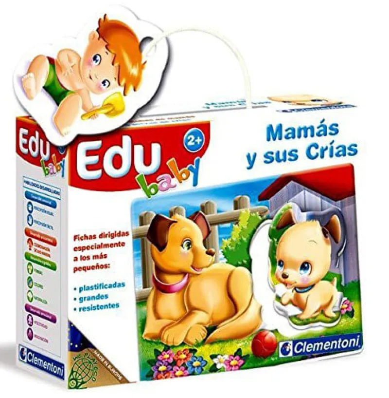 CLEMENTONI Edubaby Cachorritos- Juegos Y Juguetes Educativos