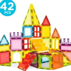 EDUCA Magnetics Bloques Magnéticos 42 pcs- Puzzles Y Construcciones