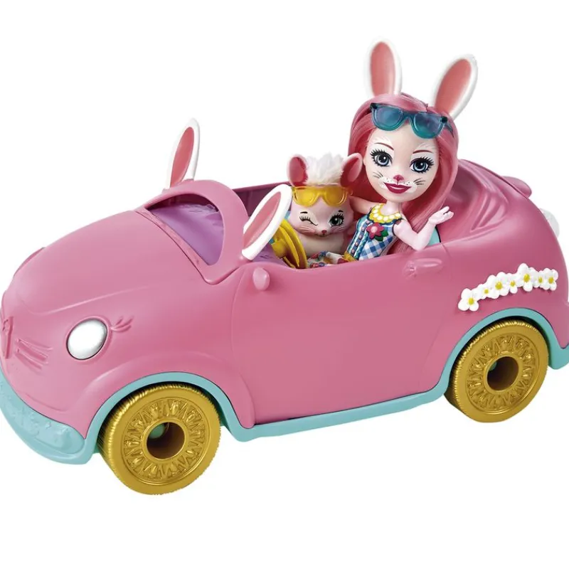 MATTEL Enchantimals Bunnymovil- Muñecas