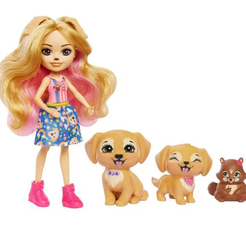 MATTEL Muñecas|Enchantimals City Tails Gerika Golden