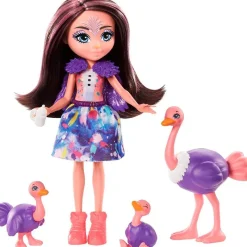 MATTEL Muñecas|Enchantimals Ofelia Ostrich & sus Amigos