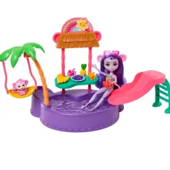 MATTEL Muñecas|Enchantimals Playset Monito Chapoteo en la Piscina