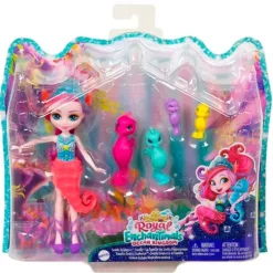 MATTEL Enchantimals Royal Ocean Kingdom Sedda Sea- Muñecas