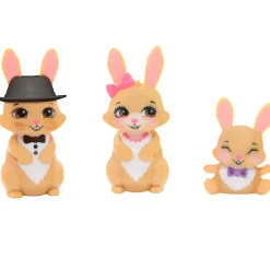 MATTEL Enchantimals Royals Brystal Bunny & Familia- Muñecas