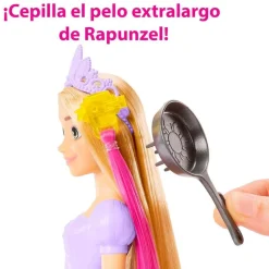 MATTEL Enredados Muñeca Princesa Rapunzel Peinado Mágico- Muñecas