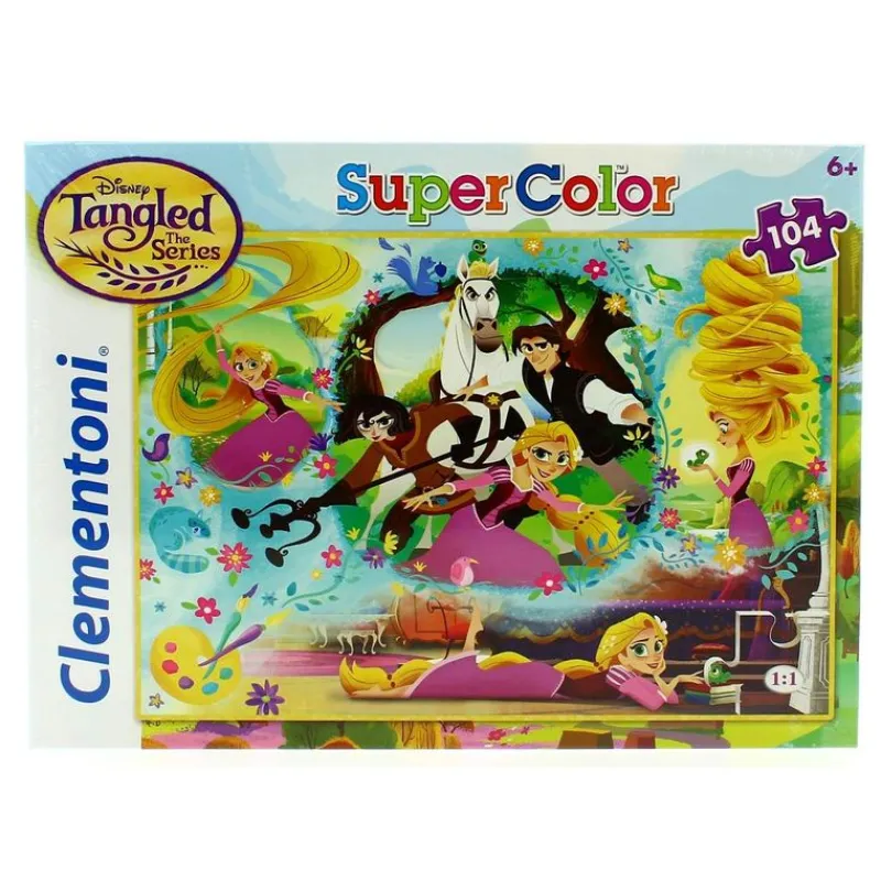 CLEMENTONI Puzzles Y Construcciones|Enredados Rapunzel Puzzle 104 Piezas