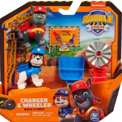 SPIN MASTER Figuras Y Figuras De Acción|Equipo Rubble Pack Charger + Wheeler