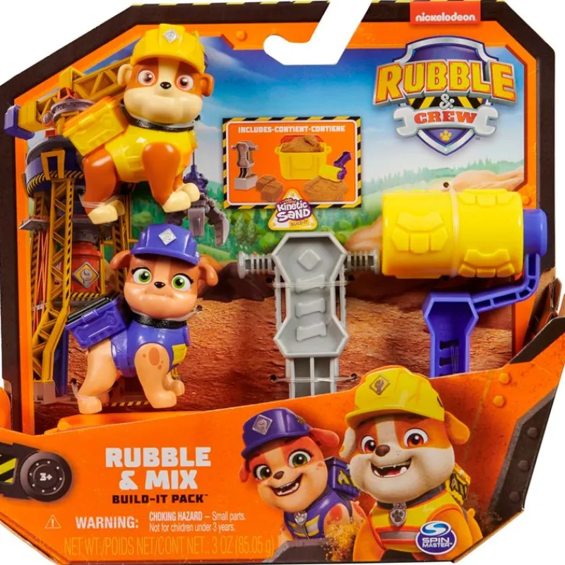 SPIN MASTER Equipo Rubble Pack Rubble + Mix- Figuras Y Figuras De Acción