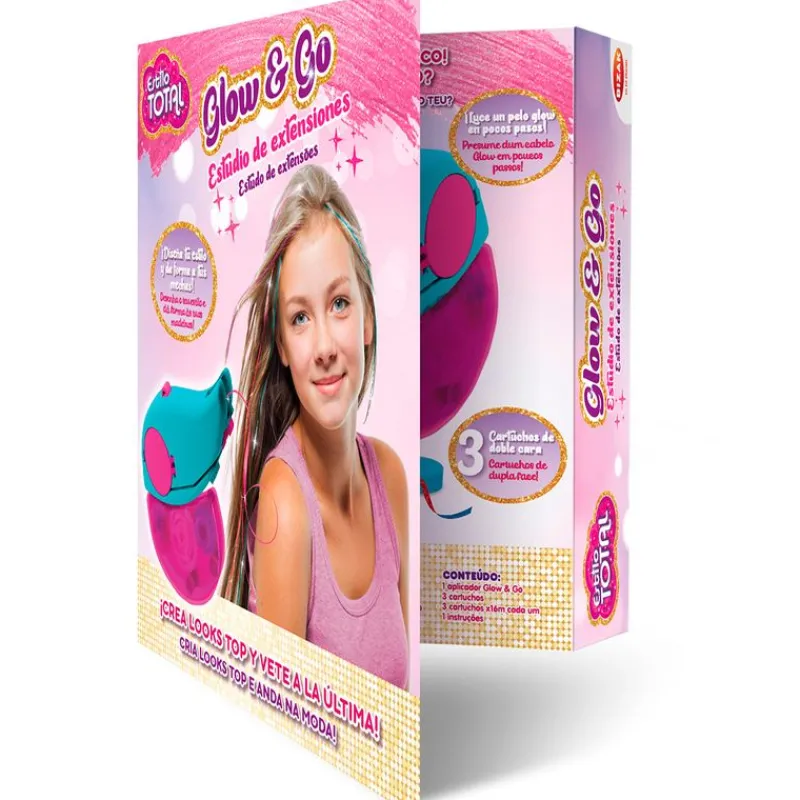 BIZAK Estilo Total Estudio Extensiones Glow & Go- Juegos Y Juguetes De Imitación