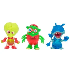 GIOCHI PREZIOSI Exogini Pack 3 Aliens con Nerdy Ned- Figuras Y Figuras De Acción