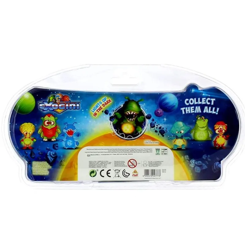 GIOCHI PREZIOSI Exogini Pack 3 Aliens con Nerdy Ned- Figuras Y Figuras De Acción