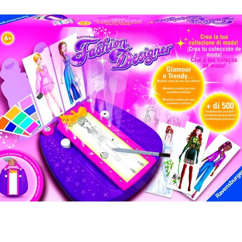 RAVENSBURGER Fashion Designer Diseña la Moda- Manualidades