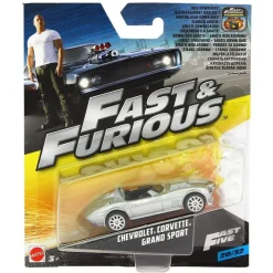 MATTEL Fast & Furious Vehículo Chevy Corvette Grand Sport- Vehículos, Trenes Y Parkings