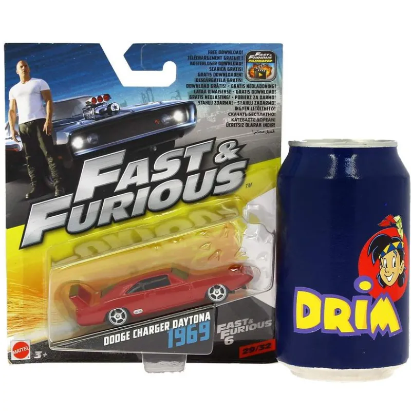 MATTEL Vehículos, Trenes Y Parkings|Fast & Furious Vehículo Dodge Charger Daytona 1969